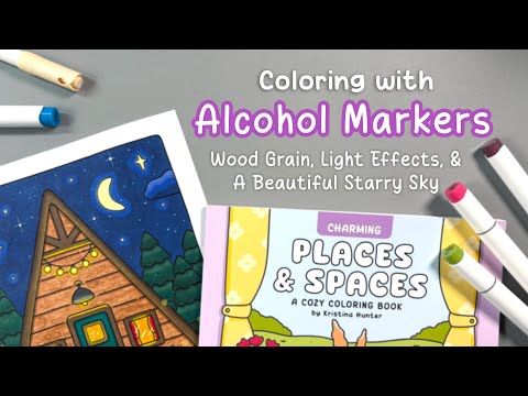 Coloring with Alcohol Markers: Even More Tips, Tricks, and Beautiful Effects | Coloring for Adults