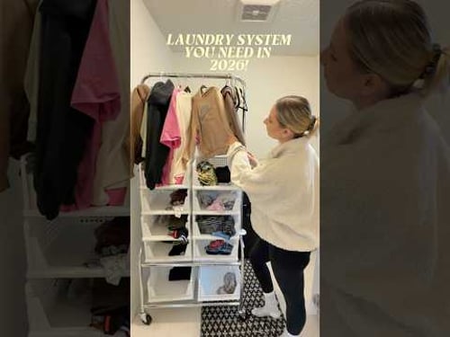 The Laundry System Hack YOU NEED To Try Going Into 2026!! #laundryhack