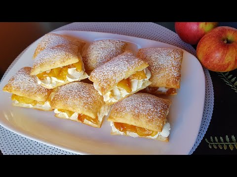 Prendi 1 mela 🍎 e fai questo Dolce in 5 minuti! Rimarrai stupito! Super gustoso. Dolce facili. #asmr