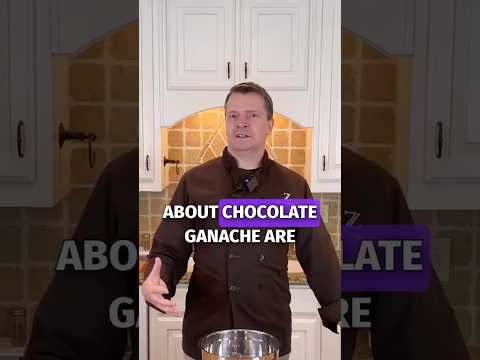 Remember THIS when working with chocolate ganache #chocolate #chocolateganache