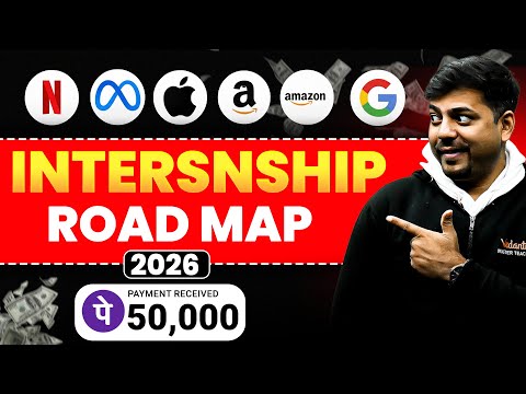 Internship Roadmap 2026 : Do THIS to Get PAID Internships in 2026! Harsh Sir