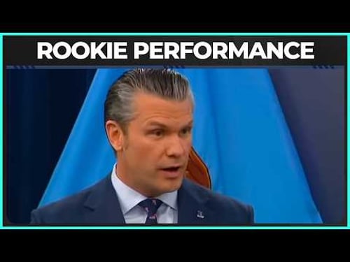 Hegseth Has NO IDEA WHAT HE'S DOING
