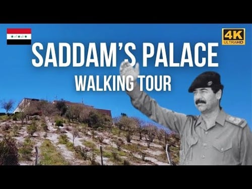 Exploring Saddam Hussein’s Abandoned Palace in Iraq | Babylon, Iraq Walking Tour 4K