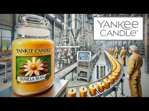 How America’s Favorite YANKEE CANDLES are Made in the Factory