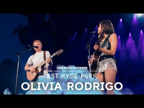 Olivia Rodrigo with Ed Sheeran | The A Team | Live at BST Hyde Park 2025