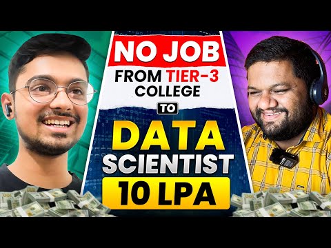 NO JOB From COLLEGE To Data Scientist🔥 0 Experience | 10+ LPA Salary