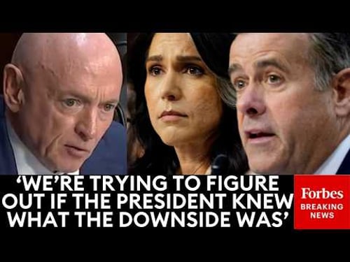 'The Country Deserves To Know!': Mark Kelly Grills Gabbard, Ratcliffe Over Strait Of Hormuz Closure