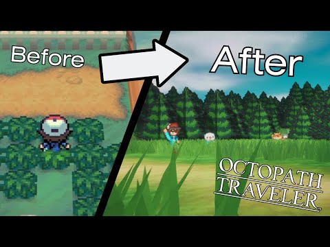I remade Pokemon Black and White as Octopath Traveler