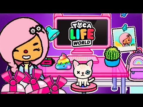 ТОКА БОКА ОБНОВЛЕНИЕ ! Неоновый дом ! Сериал про котенка 💜 Toca Life World