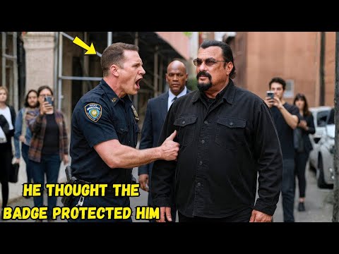 RACIST COP HANDCUFFS STEVEN SEAGAL — NINE MINUTES LATER, HIS CAREER IS OVER!