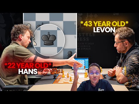 The 22-year-old Hans Niemann vs 43-year-old Levon Aronian | Freestyle Chess South Africa