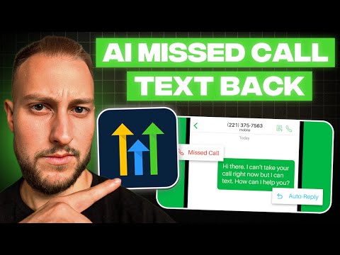 How to Sell AI Missed Call Text Back Using GoHighLevel (Guide)