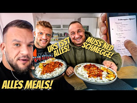Seriously massive! Urs Kalecinski eats like Markus Rühl in the off-season for one day! William Ni...