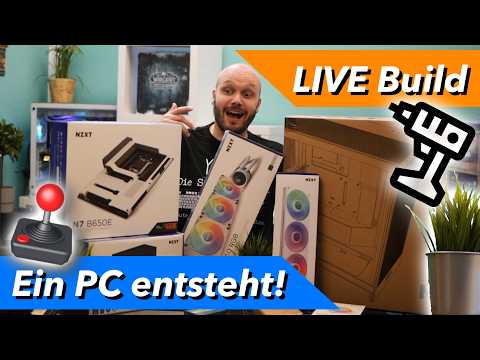 Wir BAUEN einen WHITE BUILD Gaming PC mit NZXT Hardware feat. H7 flow RGB | LIVE Tutorial