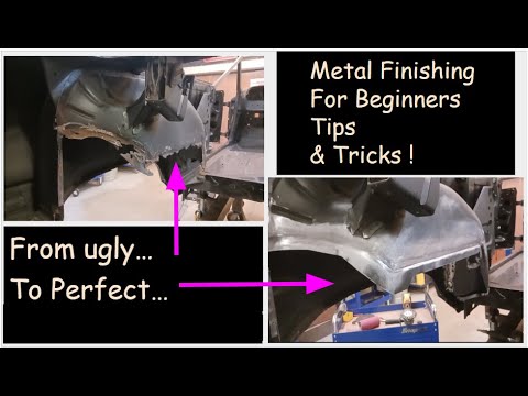 How to Save Body Panels You Can't Buy - Metal Finishing NO Filler !! D.I.Y. Auto Restoration