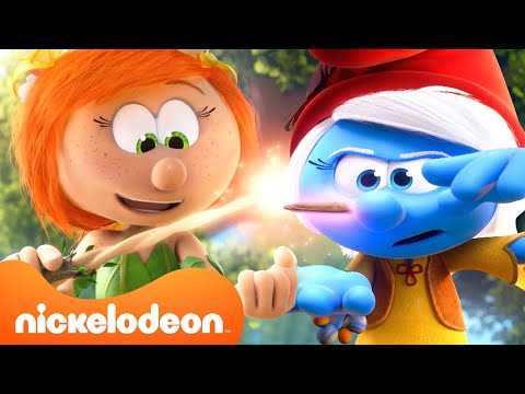 Smurfs Going on Magical Adventures for 60 Minutes Straight ✨ | @Nicktoons