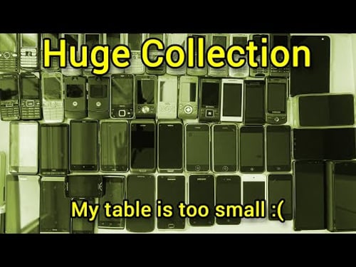 From Vintage to Modern | Tour of my crazy Phone Collection pt2, the Smartphone era.