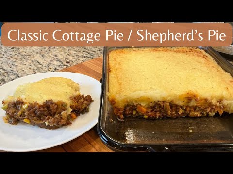 Classic Cottage Pie Recipe | Hearty & Comforting