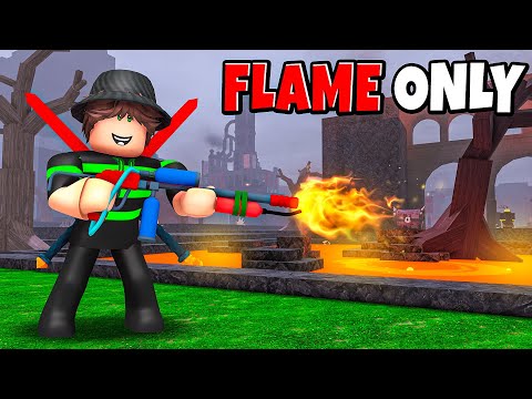 99 Nights But I Can Only Use FLAME WEAPONS!