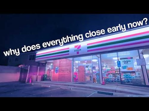 the death of 24 hour america — why nothing stays open late