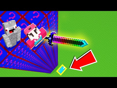 999.999 Meter LUCKY BLOCK TURM überleben in Minecraft! 😱 (Unmöglich)