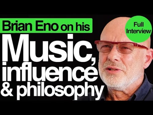 On art, philosophy, and his influence | Brian Eno
