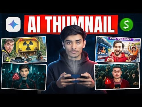 How To Make Viral Professional Thumbnails Using AI | Secret 🤯Tools Found