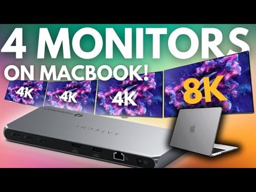 Satechi Dock Review - 8K OR Multiple 4K Monitors on MacBook M1, M2, M3 & M4