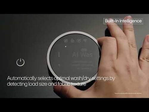 Ultra Large Capacity Rear Control Electric Dryer with LG EasyLoad™ Door