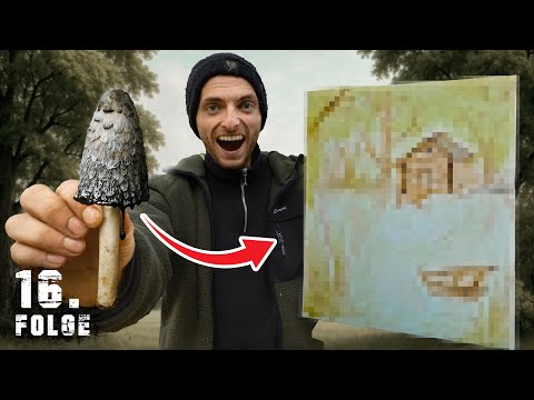 Ich mache TINTE aus PILZEN und male ein Bild! | Tag 16/100 autark