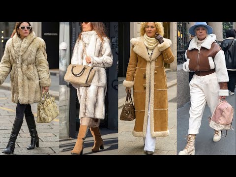 T 5 °C Milan Street Fashion FEBRUAY 2026 | 🇮🇹 Italian Luxury Outfits Looks | New Shopping Trends