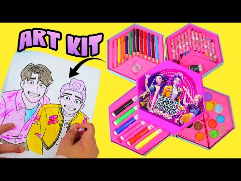 Kpop Demon Hunters Movie Art Box | Coloring Activities for Kids