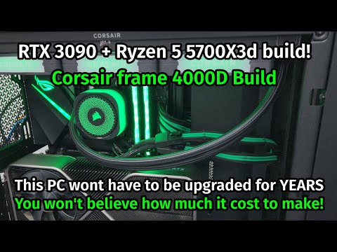 This 1440P gaming PC won't have to be upgraded for YEARS!!! Corsair Frame 4000D 1440P Pc build!