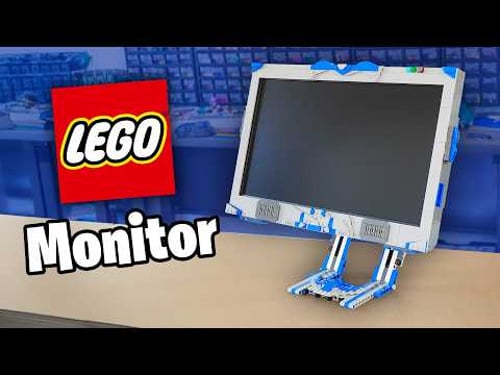 I Built a Working Lego Computer Monitor