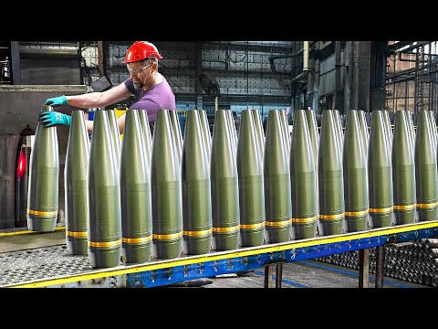 Inside Massive US Factory Producing Powerful Artillery Shell From Scratch - Production Line