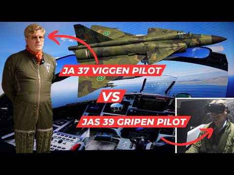 JAG FLYGER AJS 37 VIGGEN MOT GAMMAL JA 37 VIGGEN-PILOT. Överlevde jag? (dcs)