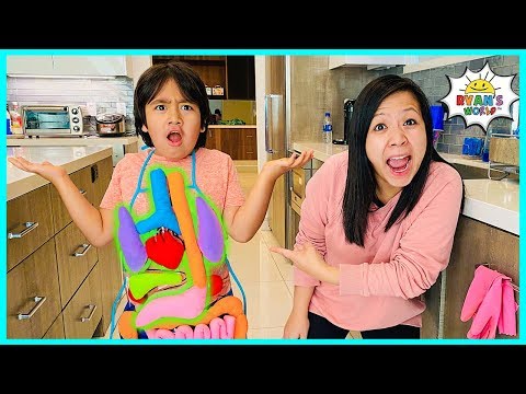 Learn about Parts of your body for kids | Educational Video Ryan's World