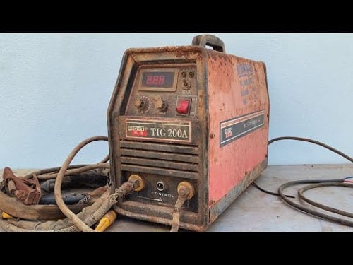 Restoration Old TIG WELDCOM Welding Machine Using Argon // Repair Broken TIG 200A Welding Machie