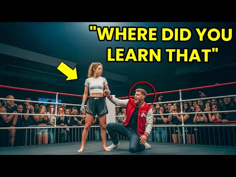 "Beat Me and I’ll Give You $1M" MMA Fighter Laughed — Unaware Quiet Girl Is a Navy SEAL Instructor