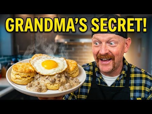 Homemade Biscuits & Gravy (Grandma Tested & Approved)