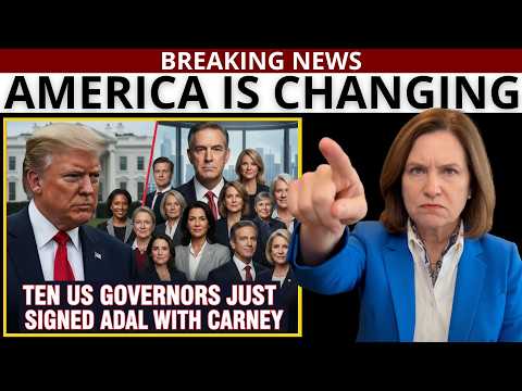 TEN US GOVERNORS JUST SIGNED A DEAL WITH CARNEY. BYPASSING TRUMP. BYPASSING WASHINGTON. AMERICA IS..