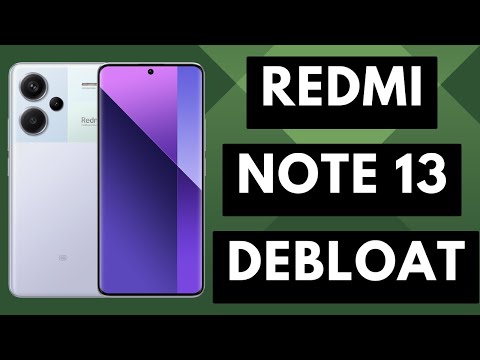 Debloating the Redmi Note 13 Series - Uninstalling Bloatware, Adware & System Apps