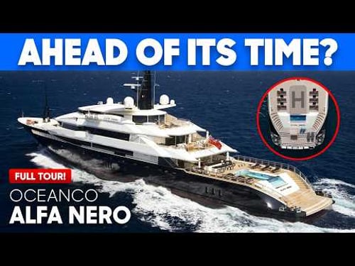 Is ALFA NERO the Most Revolutionary Superyacht Ever? Full Tour 🤔