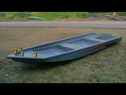 Jon boat Fiberglass untuk memancing (Part 1 #speedboat #boating #boats #jonboat #bkscreative