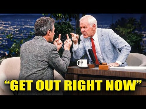 Johnny Carson Reveals 9 “Bastard” Guests He Banned for Life