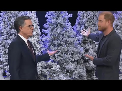 ‘So incredibly embarrassing’: Prince Harry makes a fool of himself on Stephen Colbert’s show