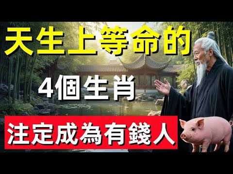 ⛩️☯🐉天生上等命的4個生肖|貴人護航、福路相隨,富貴自然來!#修行思維 #修行 #福報 #禪 #道德經 #覺醒 #開悟 #禅修⛩️☯🐉