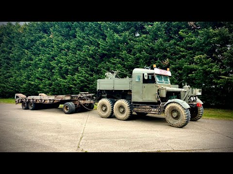 Collecting a WW2 TANK Transporter Trailer Nearly ends in DISASTER! - Scammell Pioneer -
