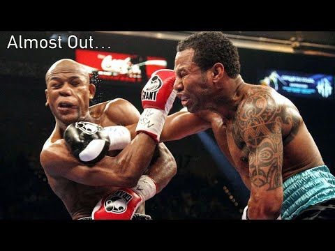 The Time Floyd Almost Got Knocked Out... Mayweather Vs Shane Mosley