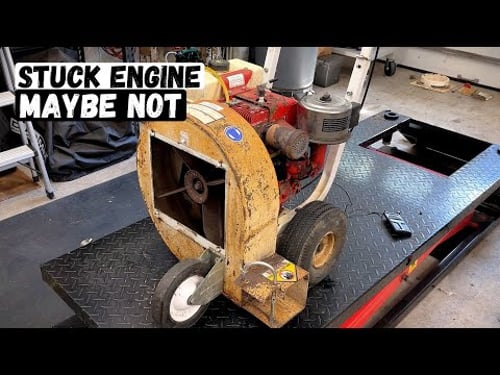 Locked Up Little Wonder Leaf Blower